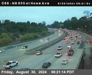 NB 805 at Home Ave (On Ramp)