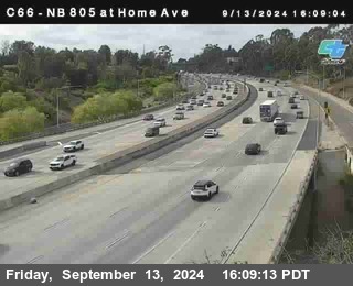 NB 805 at Home Ave (On Ramp)