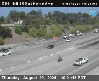 NB 805 at Home Ave (On Ramp)