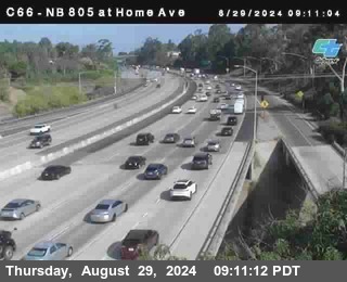 NB 805 at Home Ave (On Ramp)