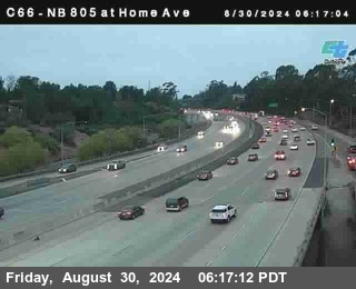 NB 805 at Home Ave (On Ramp)