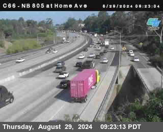 NB 805 at Home Ave (On Ramp)