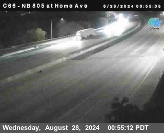 NB 805 at Home Ave (On Ramp)