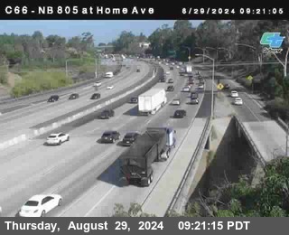 NB 805 at Home Ave (On Ramp)