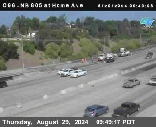 NB 805 at Home Ave (On Ramp)