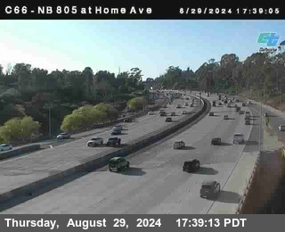 NB 805 at Home Ave (On Ramp)