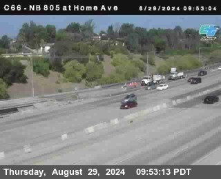 NB 805 at Home Ave (On Ramp)