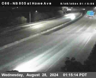 NB 805 at Home Ave (On Ramp)