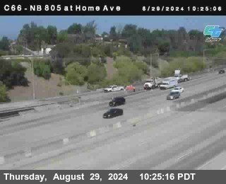 NB 805 at Home Ave (On Ramp)