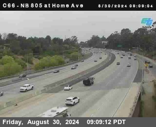 NB 805 at Home Ave (On Ramp)