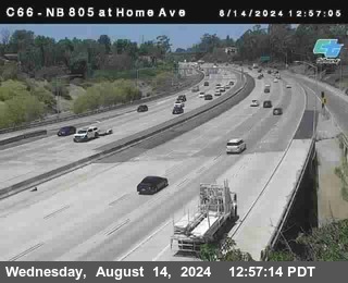 NB 805 at Home Ave (On Ramp)