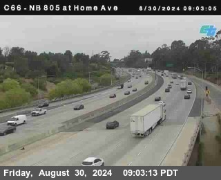 NB 805 at Home Ave (On Ramp)