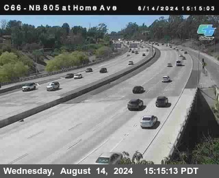 NB 805 at Home Ave (On Ramp)