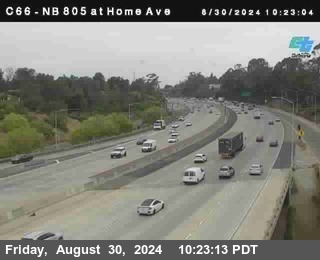 NB 805 at Home Ave (On Ramp)