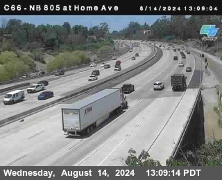 NB 805 at Home Ave (On Ramp)