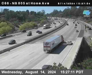 NB 805 at Home Ave (On Ramp)