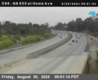 NB 805 at Home Ave (On Ramp)