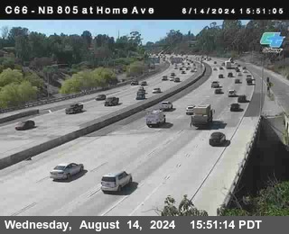 NB 805 at Home Ave (On Ramp)