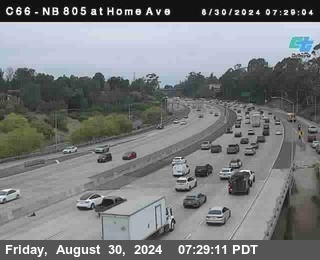 NB 805 at Home Ave (On Ramp)