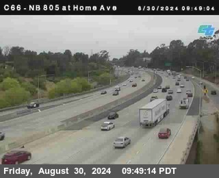 NB 805 at Home Ave (On Ramp)