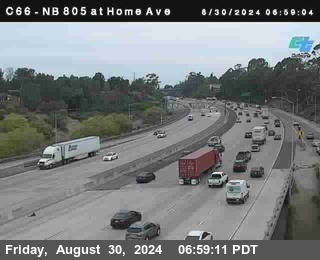 NB 805 at Home Ave (On Ramp)