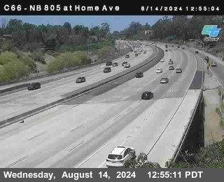 NB 805 at Home Ave (On Ramp)