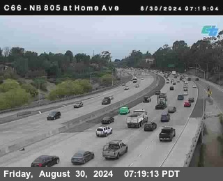 NB 805 at Home Ave (On Ramp)