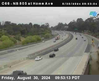 NB 805 at Home Ave (On Ramp)