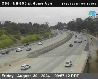 NB 805 at Home Ave (On Ramp)