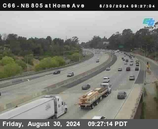 NB 805 at Home Ave (On Ramp)