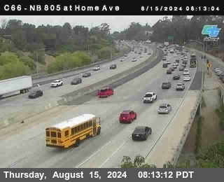 NB 805 at Home Ave (On Ramp)