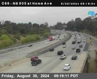 NB 805 at Home Ave (On Ramp)