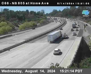 NB 805 at Home Ave (On Ramp)