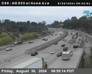 NB 805 at Home Ave (On Ramp)