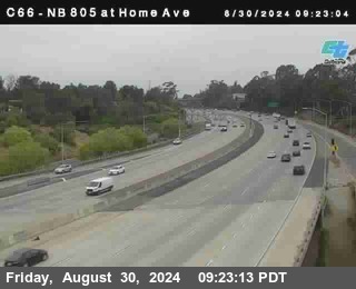 NB 805 at Home Ave (On Ramp)