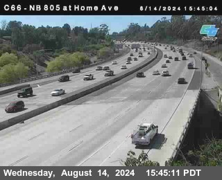 NB 805 at Home Ave (On Ramp)