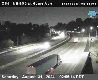 NB 805 at Home Ave (On Ramp)