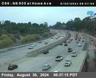 NB 805 at Home Ave (On Ramp)