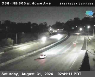 NB 805 at Home Ave (On Ramp)