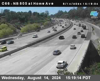 NB 805 at Home Ave (On Ramp)