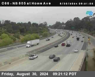 NB 805 at Home Ave (On Ramp)