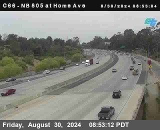 NB 805 at Home Ave (On Ramp)