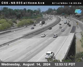 NB 805 at Home Ave (On Ramp)