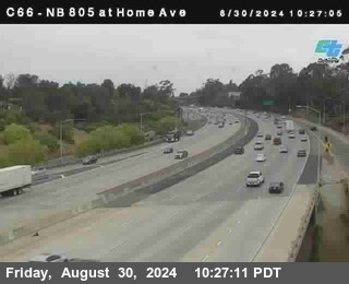 NB 805 at Home Ave (On Ramp)