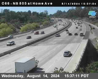 NB 805 at Home Ave (On Ramp)