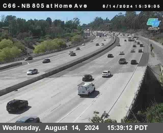 NB 805 at Home Ave (On Ramp)