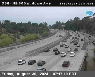 NB 805 at Home Ave (On Ramp)