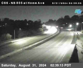 NB 805 at Home Ave (On Ramp)