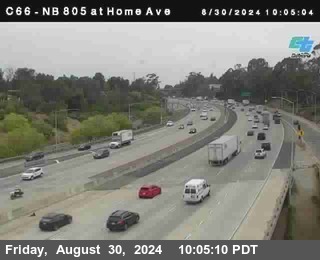 NB 805 at Home Ave (On Ramp)