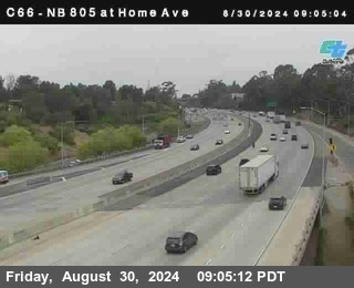 NB 805 at Home Ave (On Ramp)